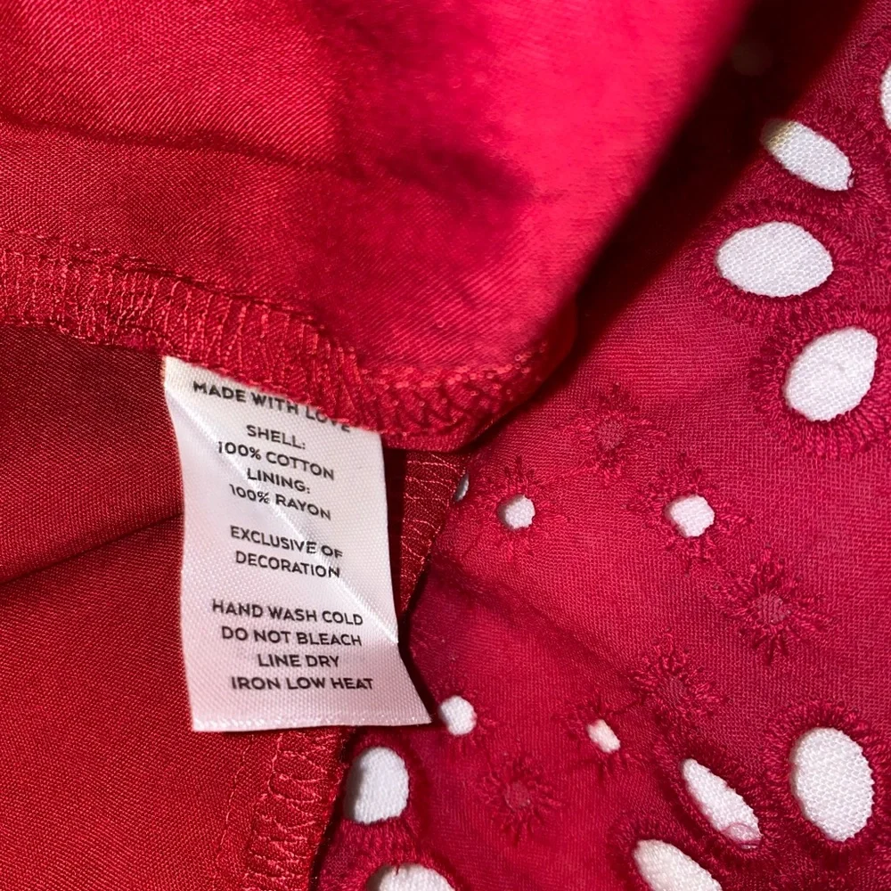 Lulu’s Adoring Days Berry Pink Eyelet Ruffled Asymmetrical Dress - Picture 6 of 12